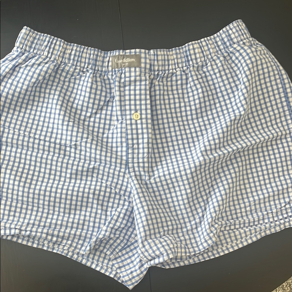 Goodfellow & Co Blue Gingham Women's Shorts